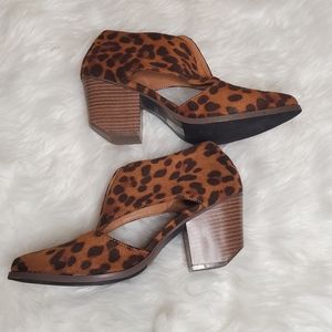 Beast Leopard Chunky Heel